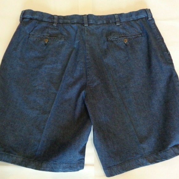 roundtree and yorke denim shorts